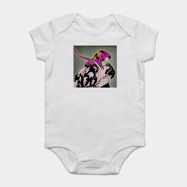 would you die for me, if I say please? Baby Bodysuit by Michele Rota